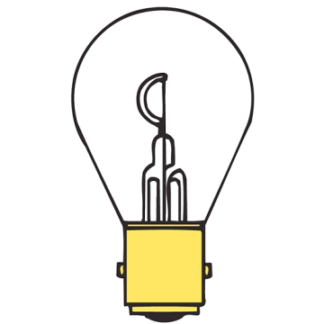 Bulb Incandescent B15d Bayonet 12V 10W