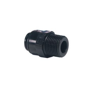 Adaptor straight 8 mm x 3/8" BSPT (plastic)