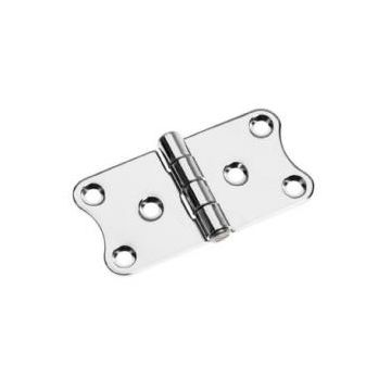 Hinge Rectangular 40x78mm SS316 Electro Polished