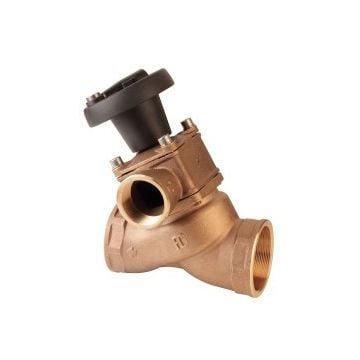 Valve non stick 3 way 4"x4"x2-1/2" F-F-F Art2250 PN16 Bronze full flow