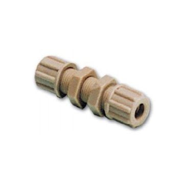 Fitting 6 mm straight bulkhead connector for wiper system