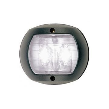 Navigation stern 12V LED black polymer body & base vertical mount side light