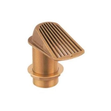 Strainer scoop Bronze 1-1/2" Art1112B thru-hull