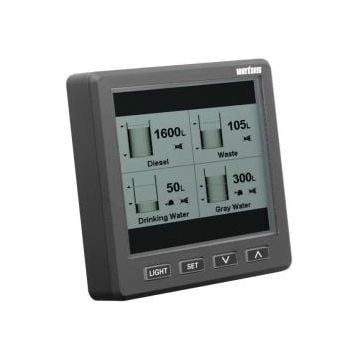 Display tank level SENSORD via bus-system for maximum 4 tanks