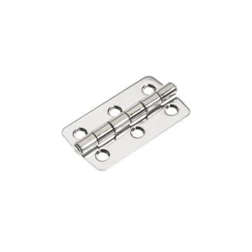 Hinge butt 75 x 42 mm SS316 electro polished