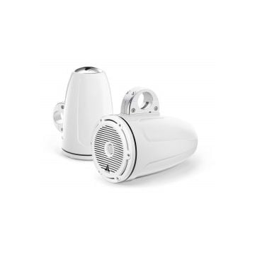 Speaker Tower Coaxial M770-ETXv3-CG-WH 7.7" 100W RMS 4Ω Gloss White Classic Grille Pair Excludes Mounting Fixtures