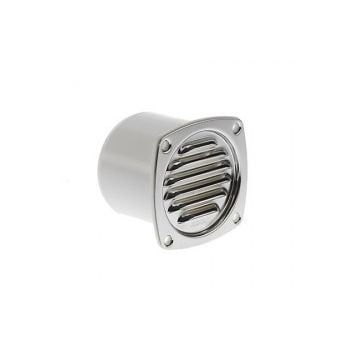 Vent louvred 82 x 82 mm SS304 electro polished