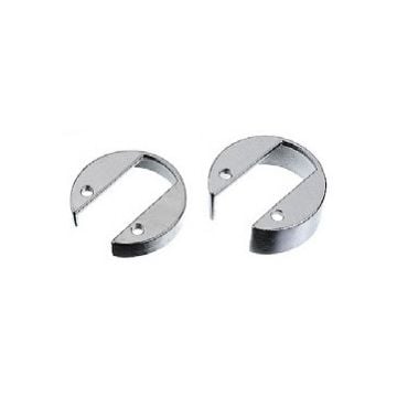 Backplate suits panel 2 - 12 mm Dia. 63.5 mm cut out SS316 tumbled finish for 11.06.0139/ 11.06.0145