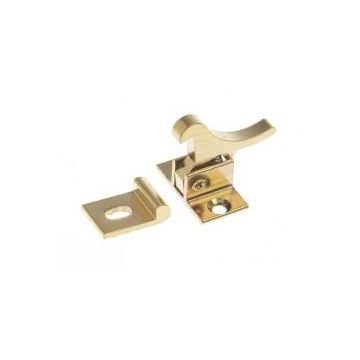Catch elbow 34.5 x 29 mm Brass polished