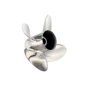 Propeller Rubex HR4 Stainless Steel 4-Blade 13″ × 21″ RH Interchangeable Hub for 40–140 HP Engines
