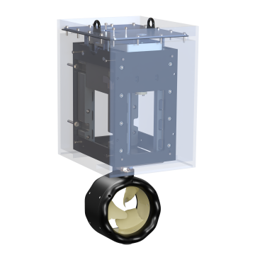 BlueSpin 15kW Inhull Retractable Electric Add-On Motor - For Twin Setup