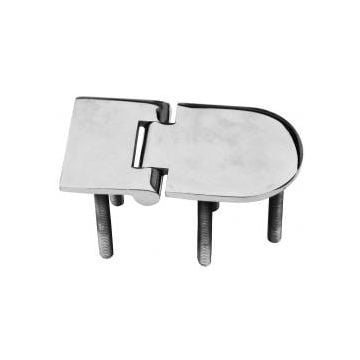 Hinge 76x40 mm 45 mm stud casted S316