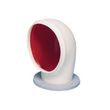 Ventilator Cowl Jerry 2 75mm PVC with Synthetic Ring and Nut