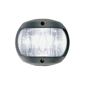 Navigation mast 12V LED black polymer body & base vertical mount side light