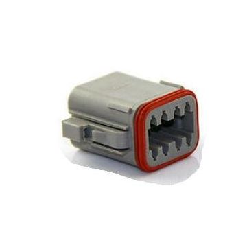 Kit plug for DT 8 cavity Deutsch connector for 20-24 AWG wire includes housing only (pack of 5pc)