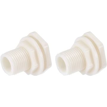 Bulkhead Flange 2" White