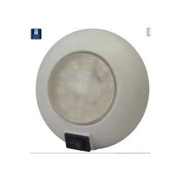 Light LED cool white 4" surface- mount dome type with on-off switch