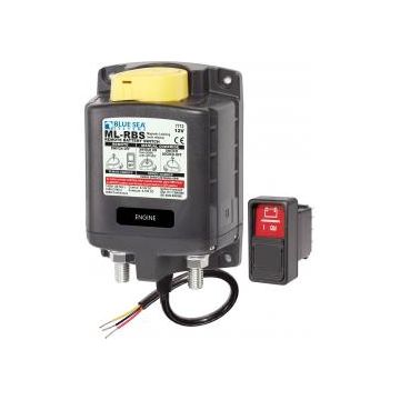 Relay latching (AR) 12V remote battery switch auto release (including 2145-BSS (on)-off-(on) switch)