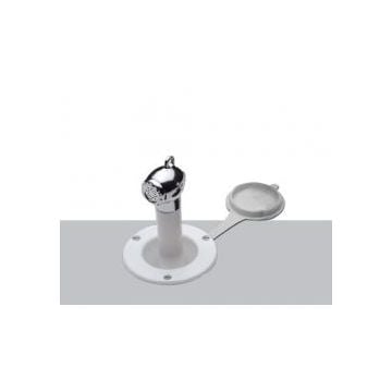 Shower Pull out (push button) White with recessed flush container & 2m plastic hose