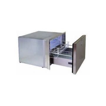 Drawer freezer 70L 230V vertical with ice maker integrated clean touch 3 side flush mount inox frame