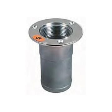 Deck filler body for Dia. 50 mm hose SS316L polished