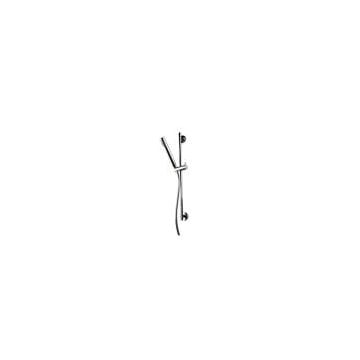 Shower rail with 150cm chrome brass flexible hose