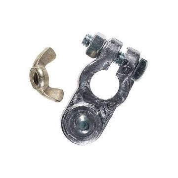 Battery terminal lead pair (+ve 10 mm stud & -ve 8 mm stud size)