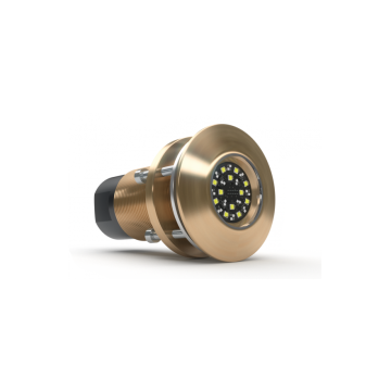 Underwater Light LED TIX403 Supra Thru-Hull 12/24V 16,650lm Blue/White 110° Marine Bronze IP68