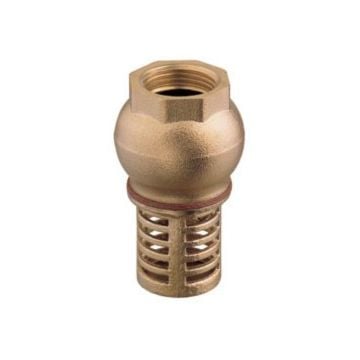 Valve foot 1-1/2" Brass Art 1530 with rubber gasket