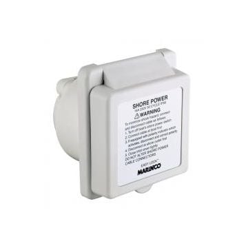 Shore power inlet 301EL-BX 16A 230V GRP body with Easy lock system & rear safety enclosure