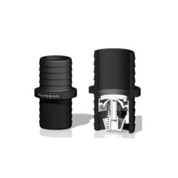 Valve non return Black 1" BSP GRP