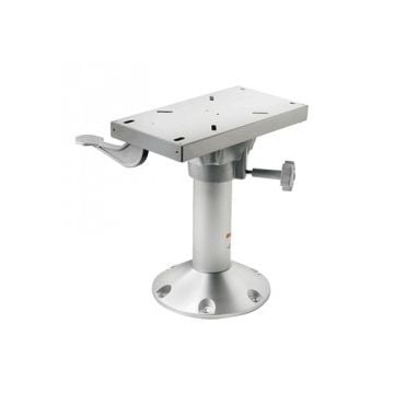 Seat pedestal PCFS33 330mm fixed column Dia.73mm & Dia.228mm base with swivel & seat slide