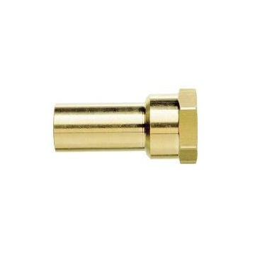 Adaptor stem Brass female 22mmx3/4" BSP
