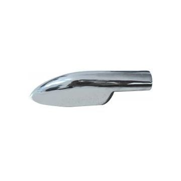 Stanchion Fitting Rail End (End Out) 7/8" Stainless Steel 316