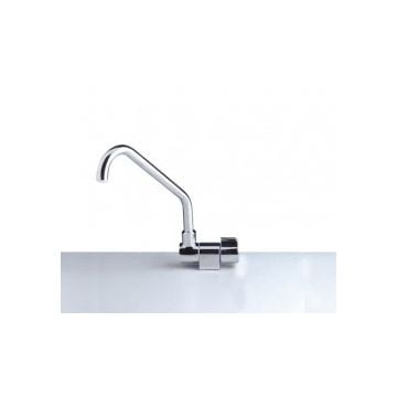 Tap Fold down Chrome J Spout folding & swivelling