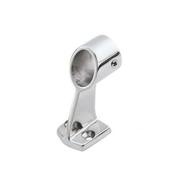 Stanchion Fitting Rail Center 1" High Stainless Steel 316