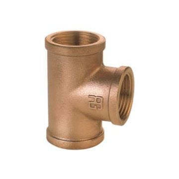 T piece 3" F-F Bronze Art0130B