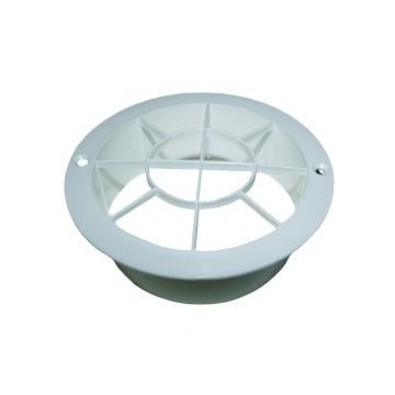 Grill vent for blower 3" White fixed type