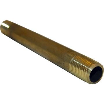 Pipe nipple 6" brass H11716 for