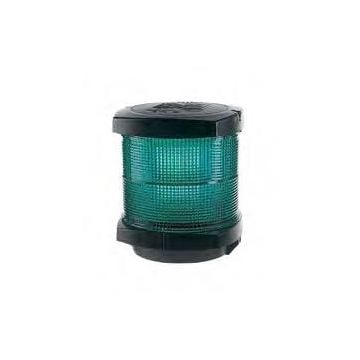Navigation Light All Round Green 2NM 12V DC Black Housing