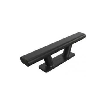 Cleat square base plate 205x55 M10 316 PT BL Powder coat