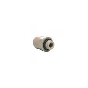 Adaptor straight 15 mm x 1/2" BSP (plastic)