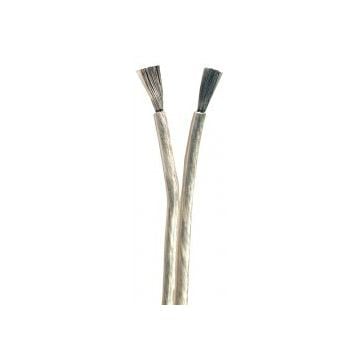 Cable 14/2 AWG 100 ft audio super flex clear (2 x 2 mm2)
