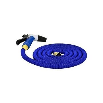 Hose coil expandable 75' with nozzle and storage bag
