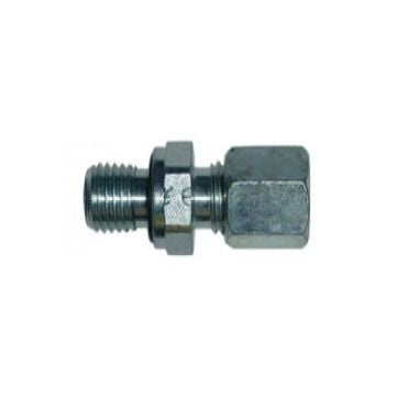 Connector Dia. 15 mm G3/8 cylindric for inflexible hydraulic hose