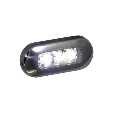 Light LED Oblong Courtesy White 12V 10W SS316