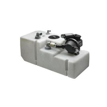Tank Waste water system 120L 24V (includes plastic tank fitted with pump, sender & suction pipe excluding inlet fitting)