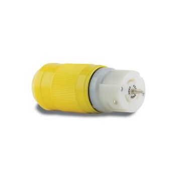 Shore power connector 6402CRCX female 63A 230V 4 wire 3 phase locking type