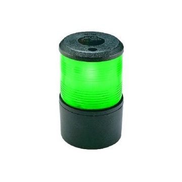 Navigation Light Incandescent Green All-Round 0200 Series Base Mount 24V 25W 360° 2nm Black Polymer