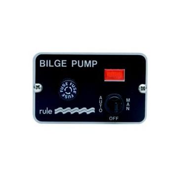 Switch panel 3way 24/32V for bilge pump (lighted)